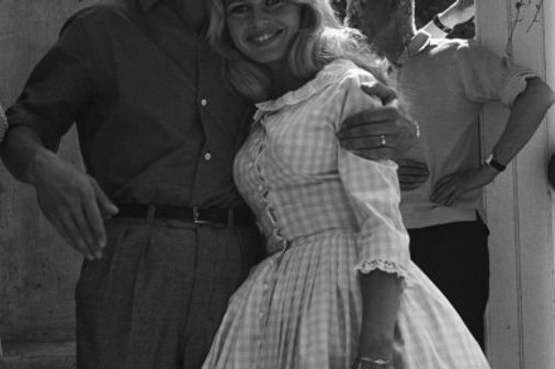 Brigitte Bardot y Jacques Charrier