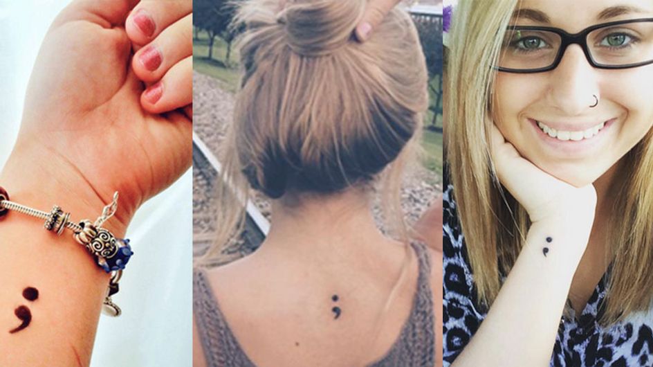 This Semicolon Tattoo Is Breaking Down Mental Health Stigma