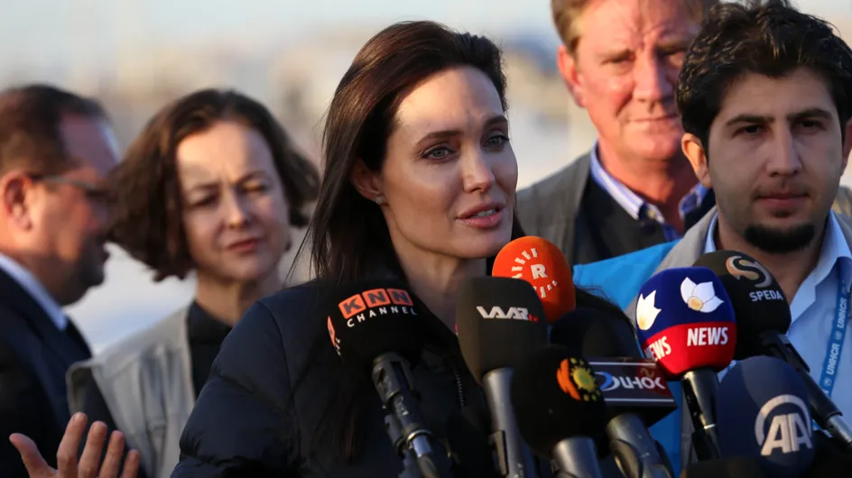 La femme de la semaine : Angelina Jolie, elle continue de s'engager pour les réfugiés (Vidéo)