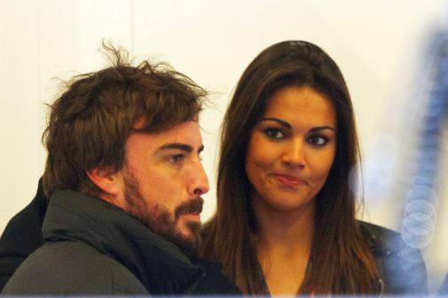 Lara Álvarez y Fernando Alonso