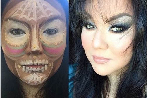 Clown Contouring Makeup