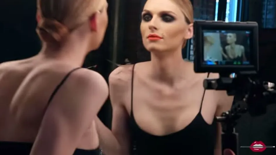 Le top transgenre Andreja Pejic nous en fait voir de toutes les couleurs pour Make Up For Ever (Vidéo)