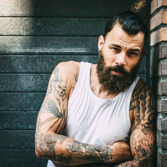 Hombres con barba