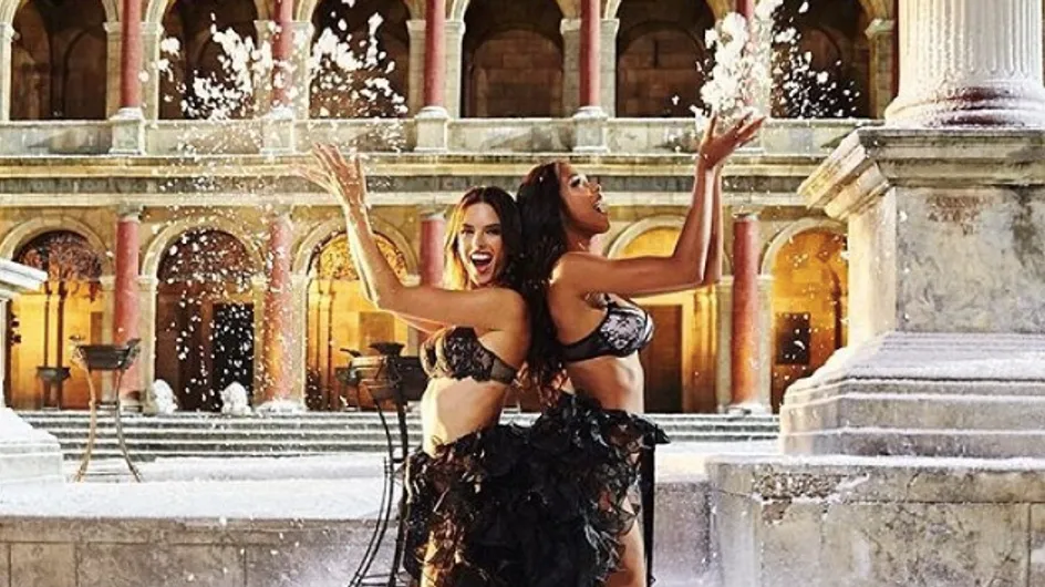 Les dessous du nouveau photoshoot Victoria’s Secret à Rome (Photos)