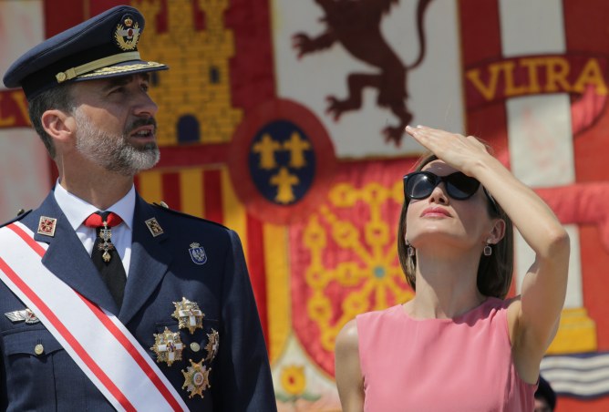 Los Reyes Felipe y Letizi