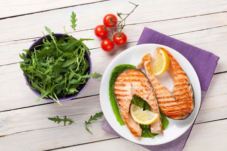 Pescado a la plancha con limón
