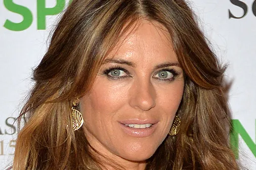 Liz Hurley hair