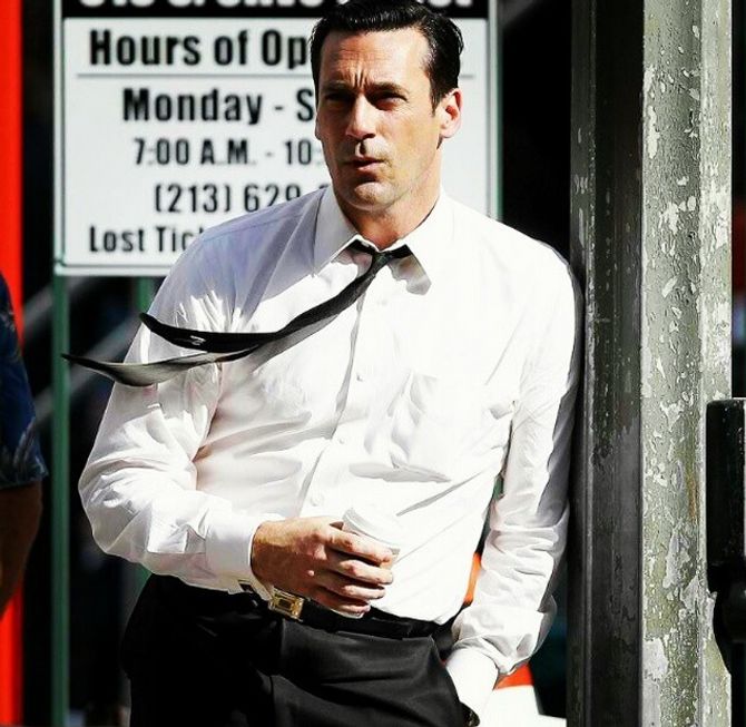 Jon Hamm en Mad men