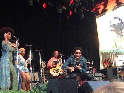 El descuido de Lenny Kravitz