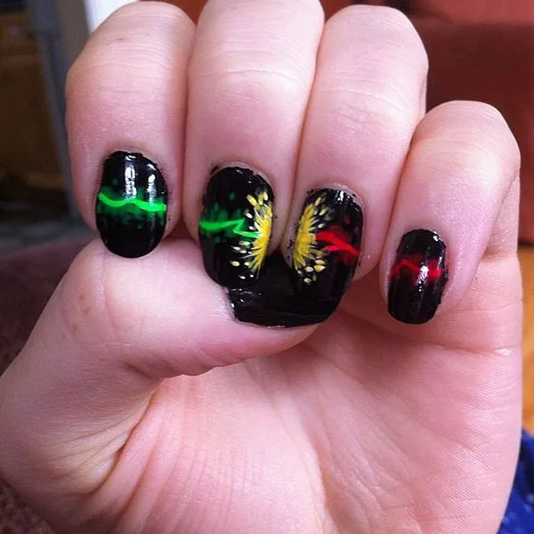 Harry Potter Nail Art Design 