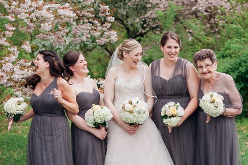 Christine y sus damas de honor
