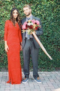 Colourful Wedding Dresses