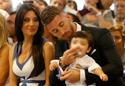 Sergio Ramos, Pilar Rubio y su hijo