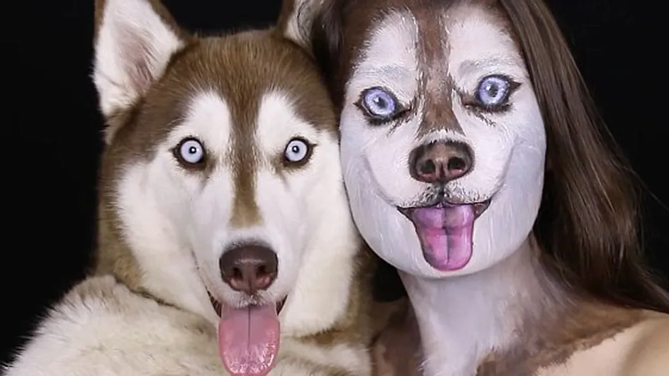 Watch This Super Talented Makeup Artist Transform Herself Into A Crazy Realistic Dog