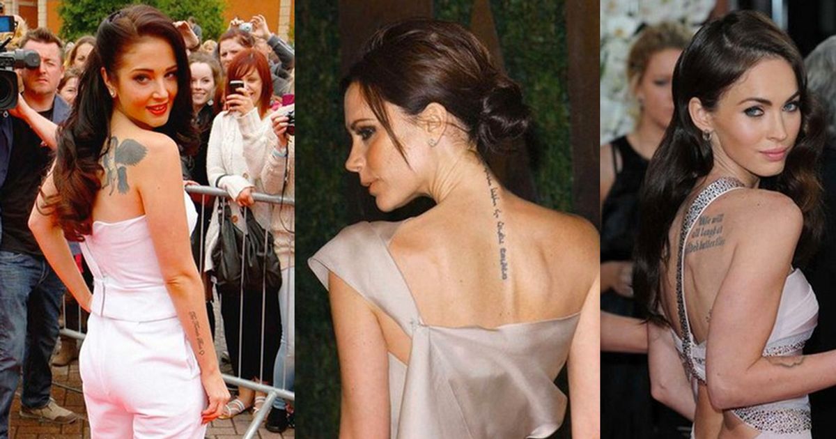 Celebrities With The Hottest Tattoos Female Stars With Ink