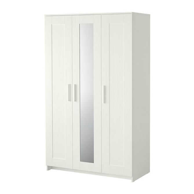 Armario BRIMNES blanco con tres puertas