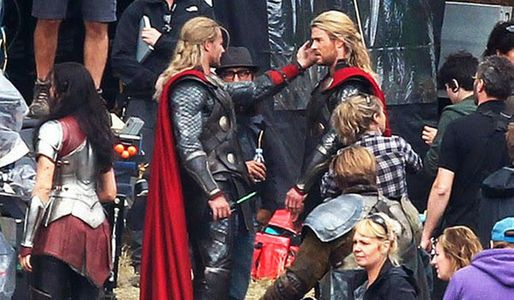 Chris Hemsworth y su doble