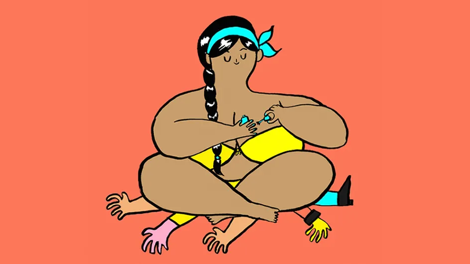 O corpo (real) da mulher moderna em ilustrações divertidas