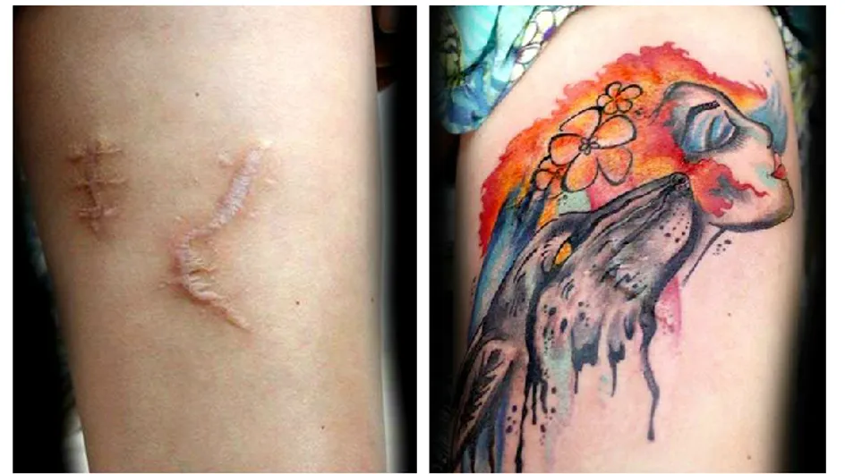 Elle tatoue les femmes victimes de violences domestiques pour masquer leurs cicatrices (Photos)