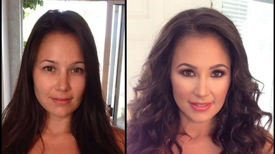 Les incroyables avant/après maquillage des pin-ups Playboy (Photos)