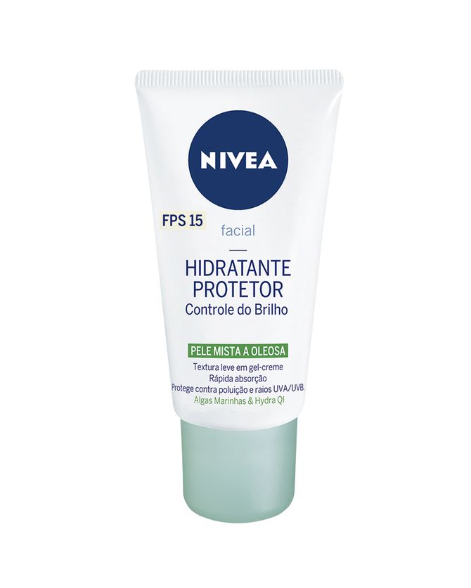 Facial Hidratante Protetor Controle do Brilho, Nivea, R$ 24