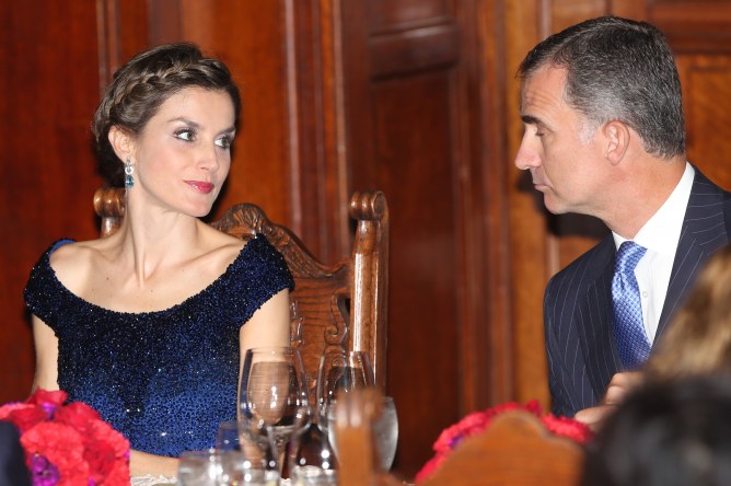 Los Reyes Felipe y Letizia