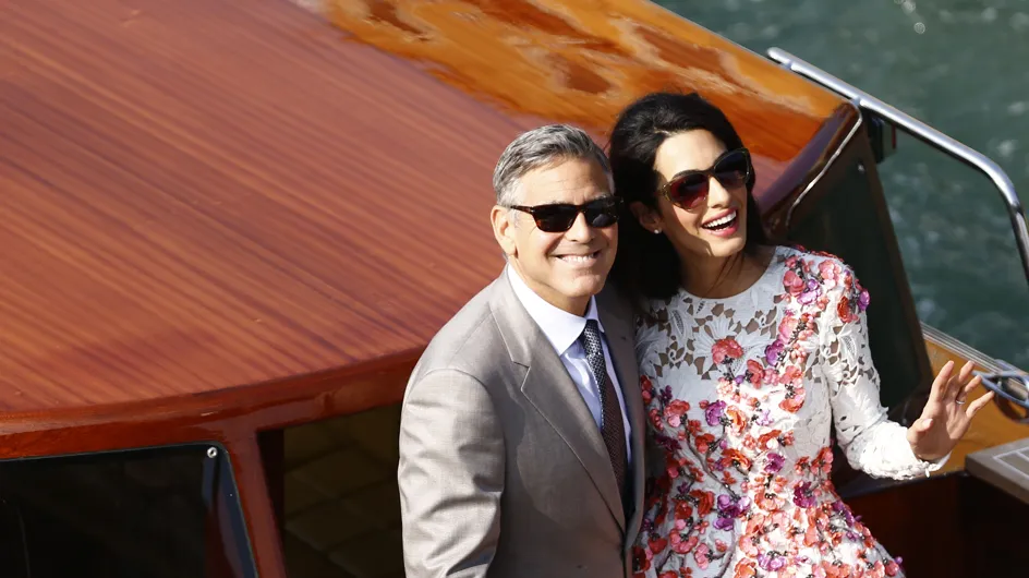 Amal et George Clooney fêtent leur 1 an de mariage