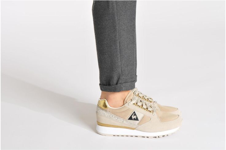 Chaussures le coq sportif modèle 2024 eclat w metallic beige or