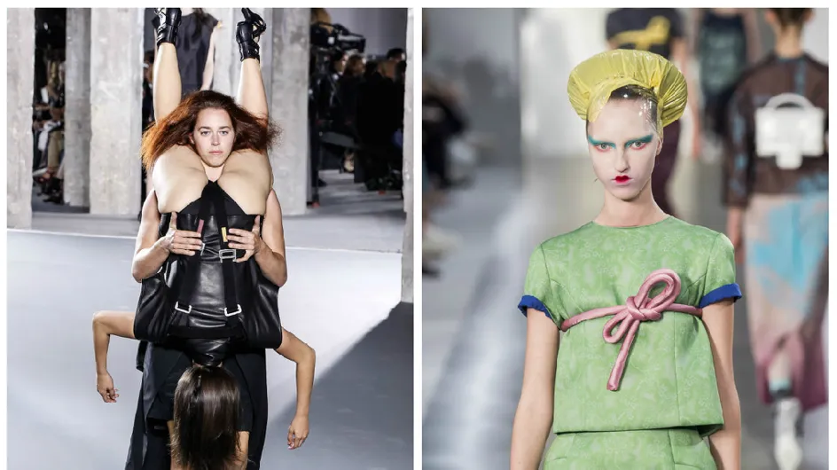 7 pièces vraiment bizarres repérées pendant la Fashion Week