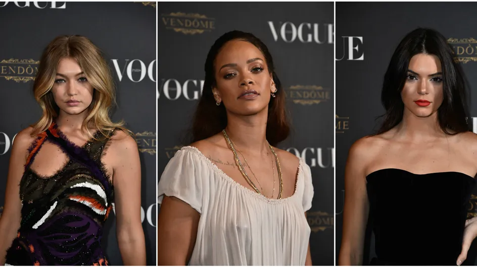 Gigi Hadid, Kendall Jenner et Rihanna, supportrices glamours du PSG (Photos)