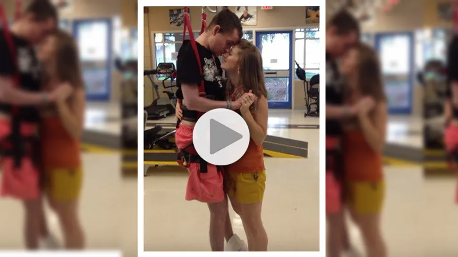 Tétraplégique depuis six ans, cet homme peut enfin offrir sa première danse à sa femme (Vidéo)