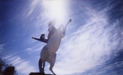 Eine Statue in Kanab, Utah