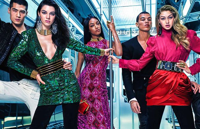 Campaña Balmain para H&M