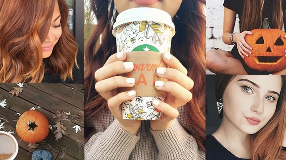 Pumpkin Spice Latte Hair Is The Starbucks Trend Taking Over Our Tresses