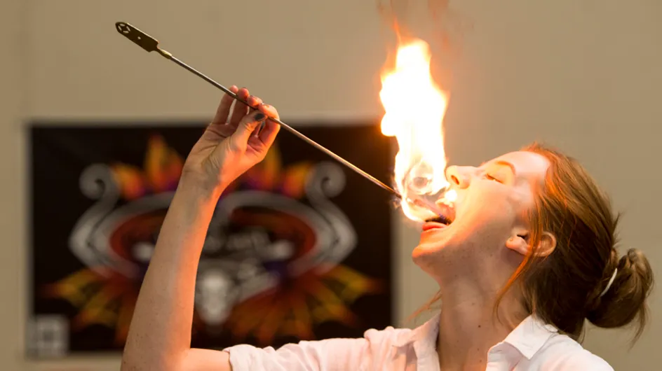 We Went To A Fire Eating Class And Didn’t Die. Here’s What Happened