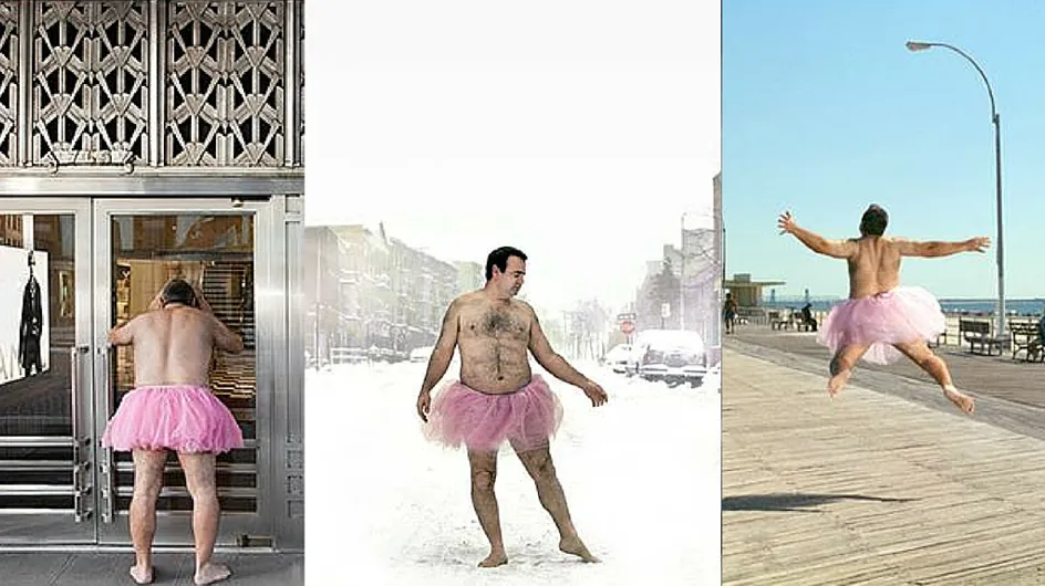 This Guy Rocks A Pink Tutu To Support His Cancer-suffering Wife & It's Brilliant