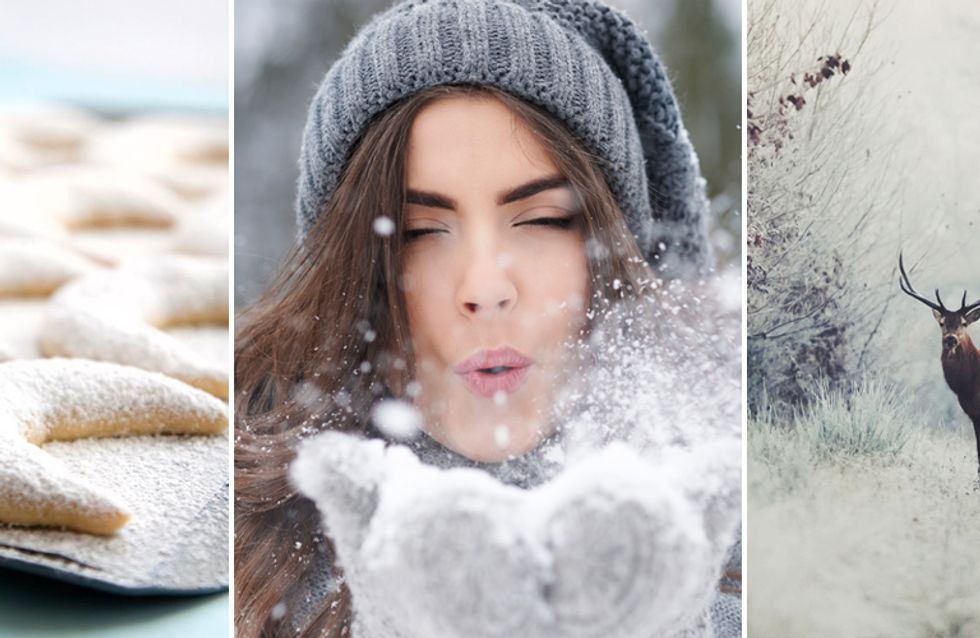 Schneeweiß, Glühweinrot oder Eisblau: Welche Winterfarbe hat deine Seele? Mach den Test!