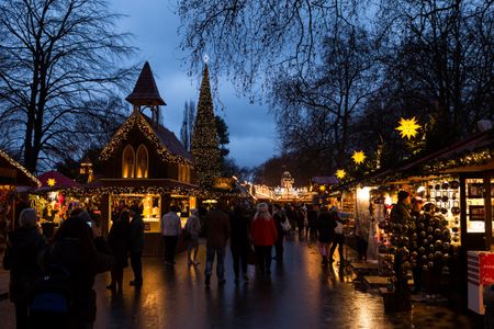 Mercado navideño de Winter Wonderland, en Hyde Park