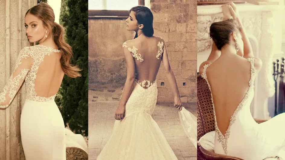 #Tendência: vestido de noiva com 'costas dramáticas'