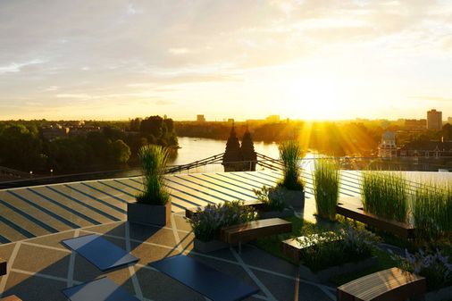 El estudio de yoga, Queens Wharf
