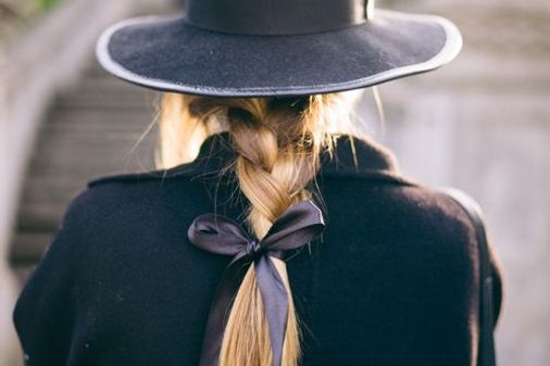 Winterfrisuren: geflochtene Haare