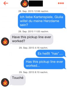 Sprüche lustige tinder Die 10