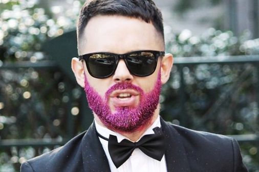 Glitter beards