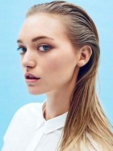 Slicked Back Hair