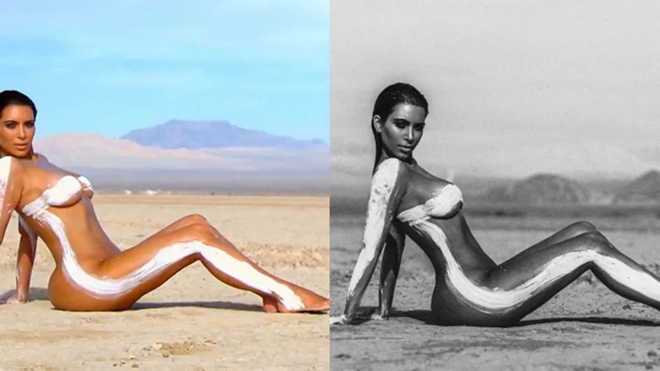 People Are Freaking Out About Kim Kardashian's Heavily Photoshopped Desert Photoshoot