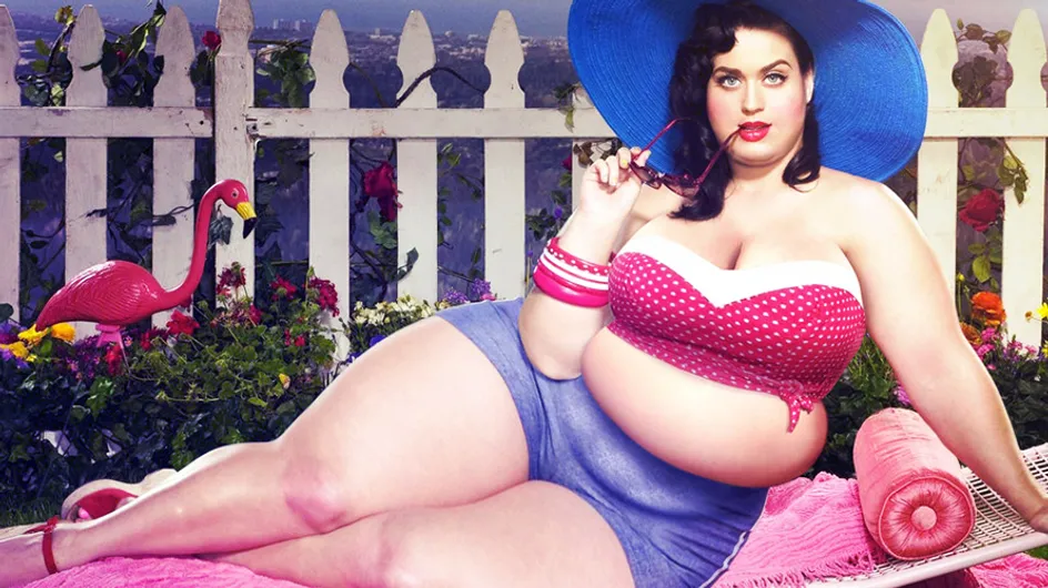 Photoshop a la inversa: ¿Cómo serían las celebrities con unos kilos de más?