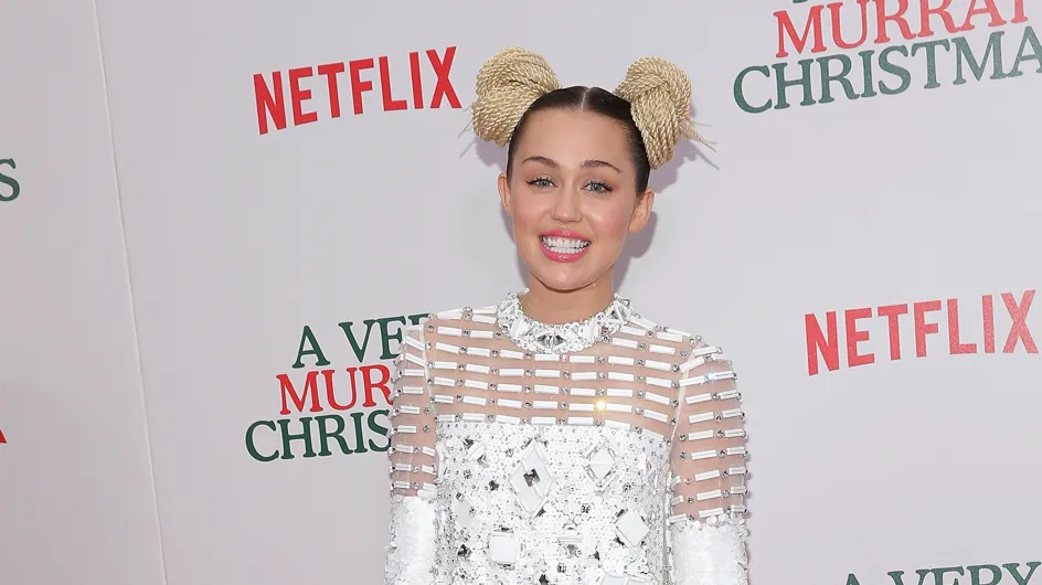 Miley Cyrus change de look pour les fêtes (Photo)