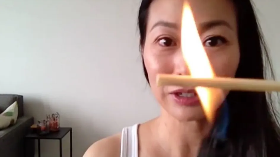 [Vídeo] Rizarse las pestañas con fuego, el último truco de belleza loco de internet