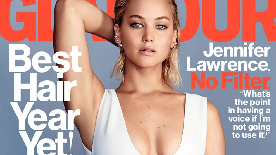 Jennifer Lawrence simplement sexy pour Glamour (Photos)