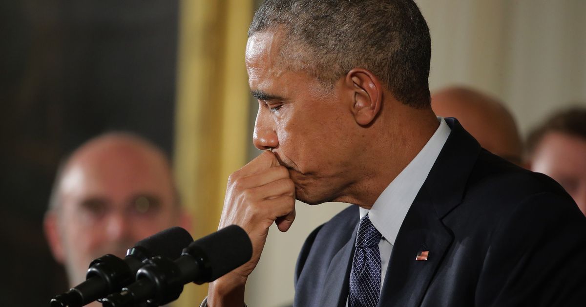 Barack Obama en larmes contre les armes à feu